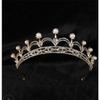 Новый Минималистичный Головной Убор-Корона Жемчуг и Стразы Корона Принцессы Аксессуар для Волос Свадебное Банкетное Платье и Аксессуары для Свадебного Платья