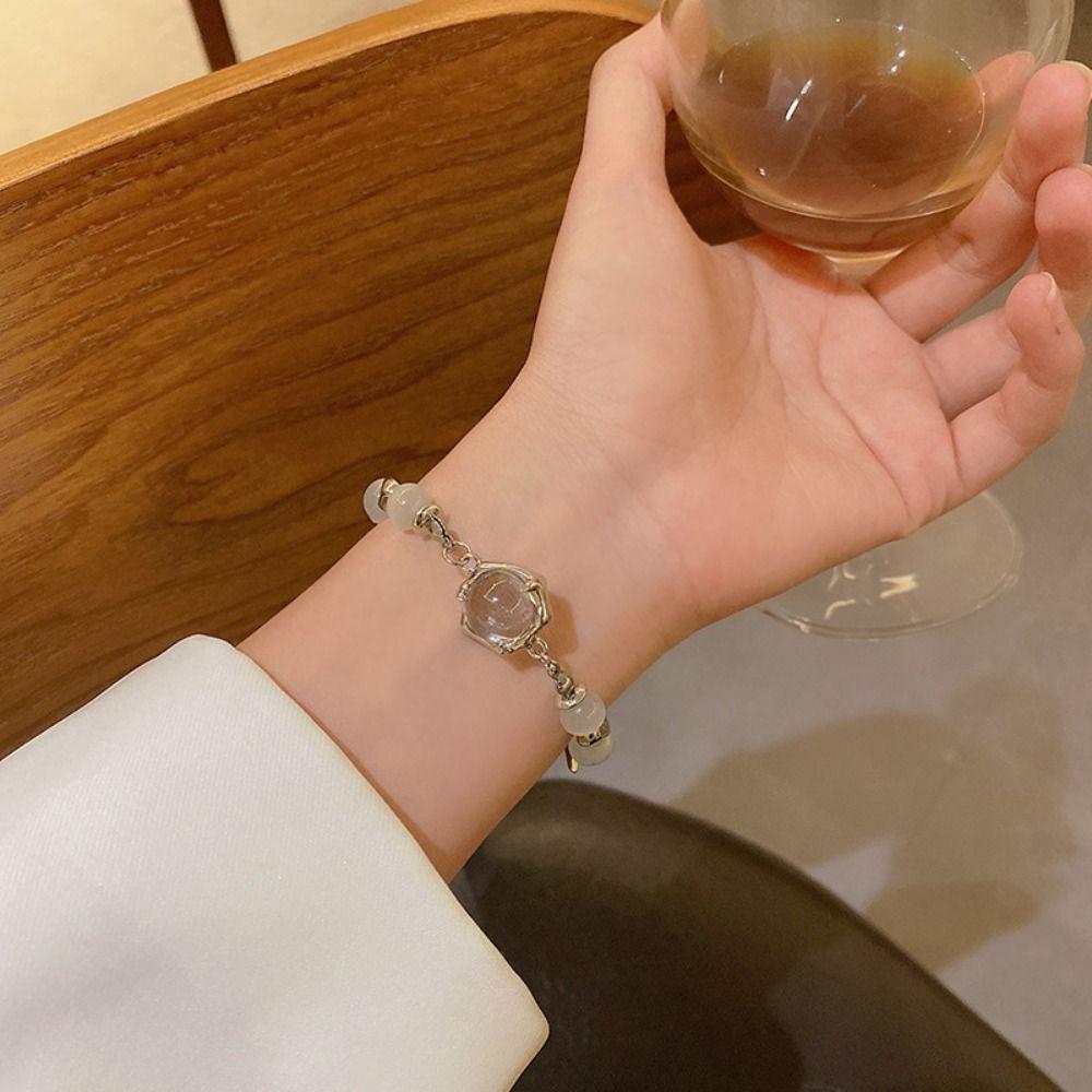 Кулон в корейском стиле, колье, женские ювелирные аксессуары, изысканное ожерелье со звездой, браслет из лунного камня