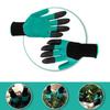 1 Pair Garden Gloves Waterproof Garden Work Cut Gloves Claws Design Gardening Gloves For Digging Planting Raking
