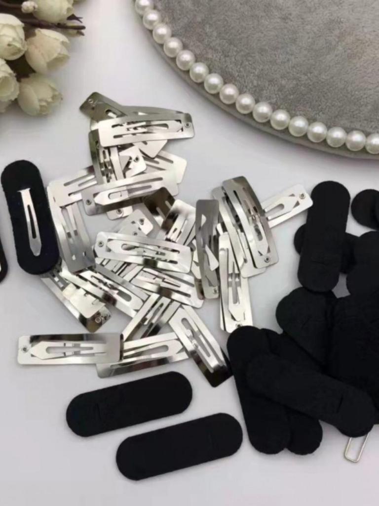 Сделай сам Зажимы для украшений из нетканого материала: 5-6 см Квадрат, Капля, Овал.