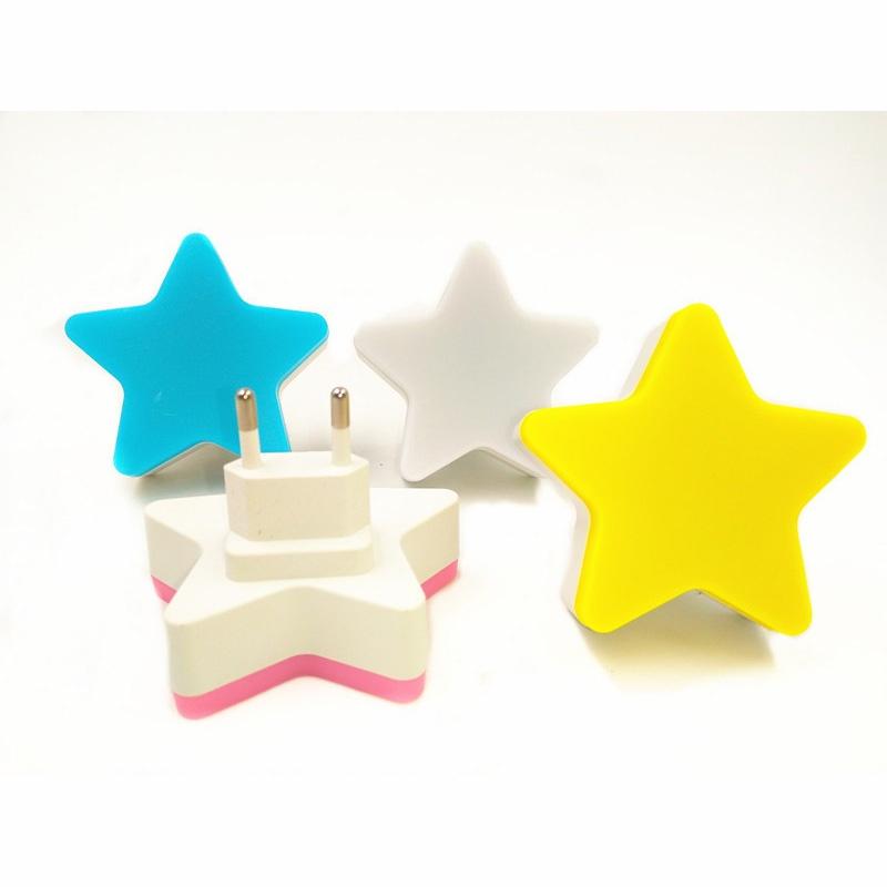 Мягкий свет Светодиодная лампа-звезда для детей Ночник для уютной атмосферы в спальне