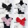 Lace Flowers Flowers Cloth Patch Mesh Lace Embroidered Patch New Cloth Decoration Patch