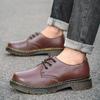 Fashion High-quality Thick Bottom Men Shoes Outdoor Beef Tendon Outsole Genuine Leather Work Shoe Casual Large Size Lace Up Oxford Shoes