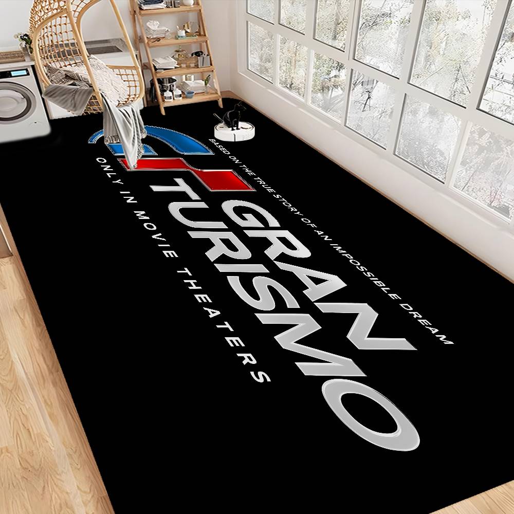 G Gran Turismo Room Mats Cheaper Anti slip Modern Living Room Balcony Printed Welcome Rug