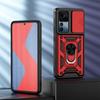 KEYSION Противоударный чехол для Xiaomi 12T Pro 5G, защитное кольцо для камеры, чехол-подставка для телефона Redmi K50 Ultra