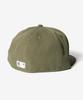 New Era 59FIFTY New York Yankees Olive Size 7 Cap, & White, 1/2 [Used]