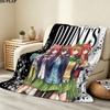 1PC The Quintessential Quintuplets Patterned Flannel Blanket Suitable For All Seasons For Home Decor Warmth And Comfort Gifts Holiday Present