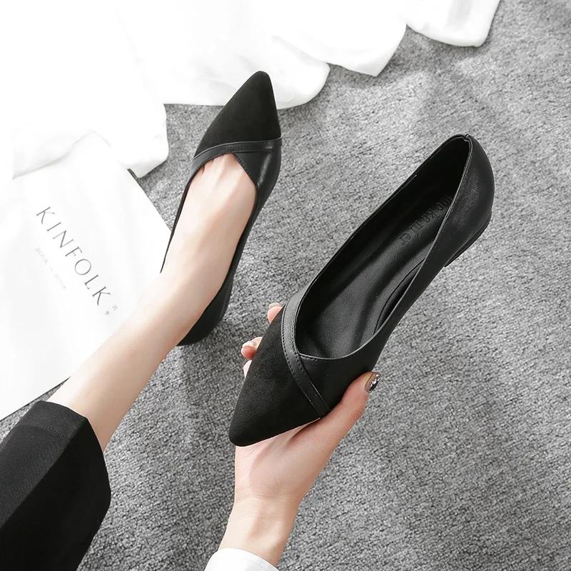 Модная женская обувь 2024 года, новые модные туфли на плоской подошве с острым носком, повседневная женская спортивная обувь на весну и лето, удобная в носке