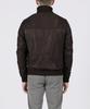 Panicale Brown Nubuck Lambskin Blouson Jumper