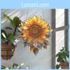 Acrylic Colorful Sunflower Window Hanger Suitable For Daily Home Decoration