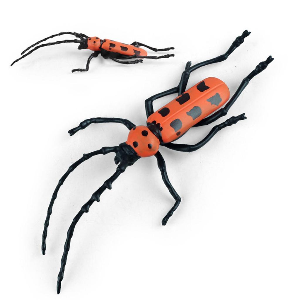 Beetle Figurines Simulation Insect Models Lawn Fence Insect Ornaments for Garden Home Decoration
