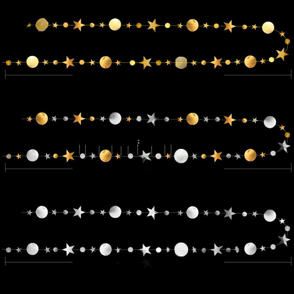 Star-Shaped Sequin Decorations for Weddings and Parties