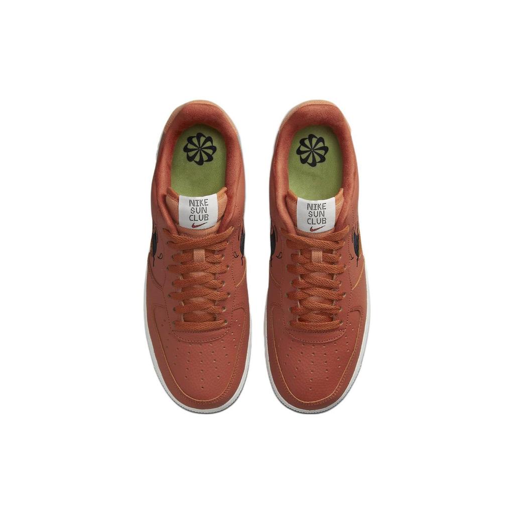 Nike Air Force 1 Low 07 LV8 Next Nature Sun Club - Мужские кроссовки Sharks Fin Red Burnt-Sunrise Hot-Curry DM0117-800