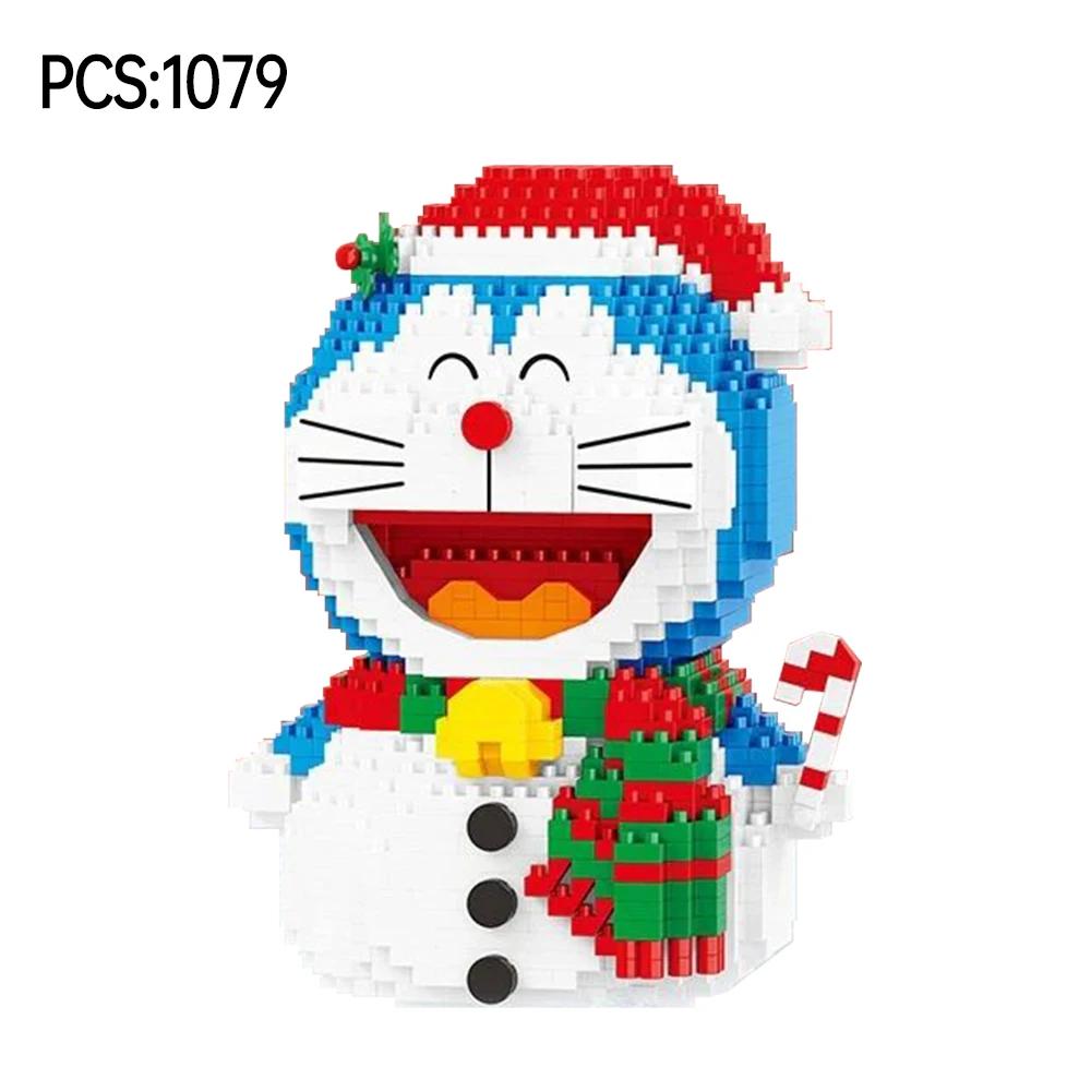 BALODY Micro Building Blocks Doraemon Mini DIY Assembly Anime Model - ABS Plastic Children's Toy Blocks