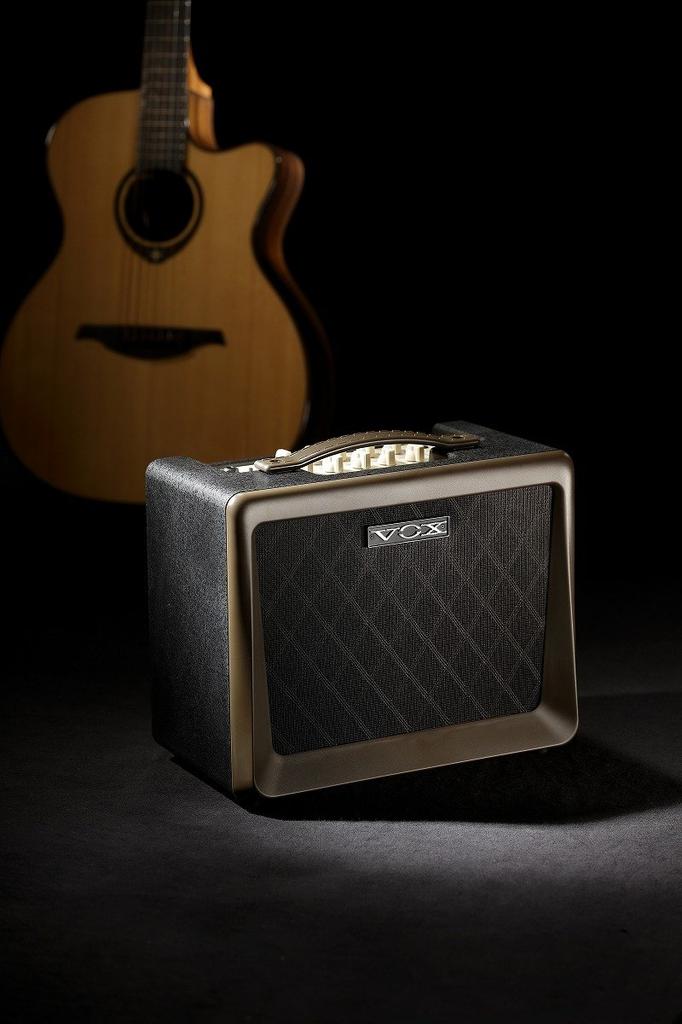 Acoustic Guitar Amplifier VX50 AG with VOX Nutube Lightweight 50W High Ideal for Home Microphone Playing and Singing Compact, Design, Output,