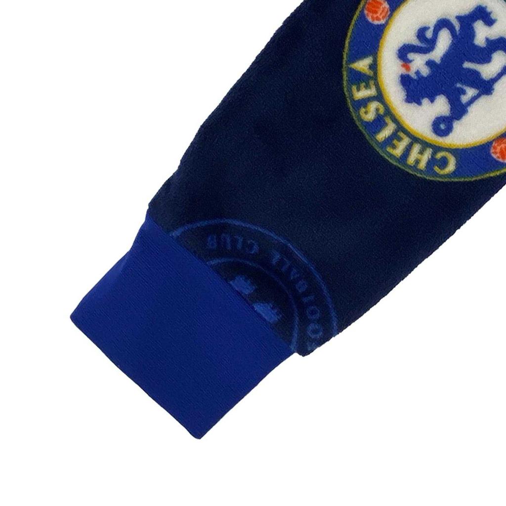 Chelsea FC Childrens/Kids Crest Fleece All-In-One Nightwear