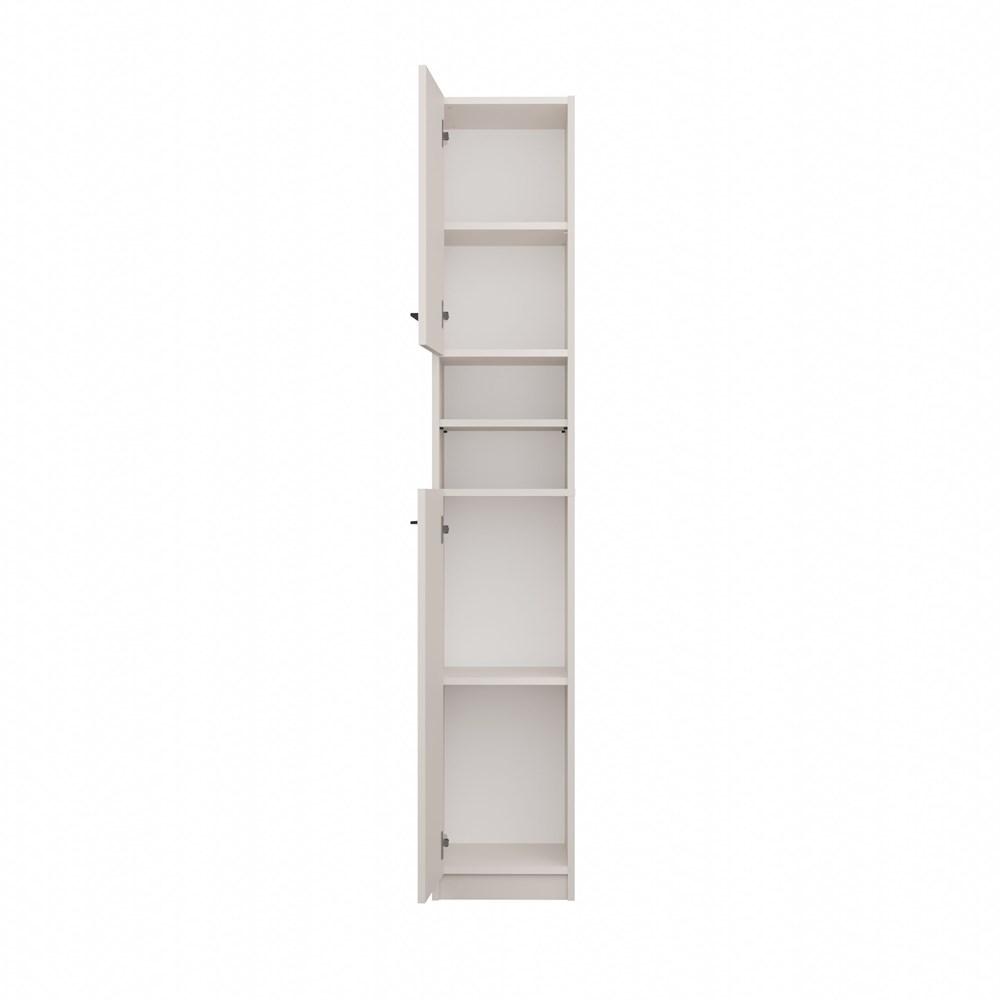 Szafka Łazienkowa Słupek 32 Cm Marbela 1.0 Regał Słupek 2 Drzwi Kaszmir Beż