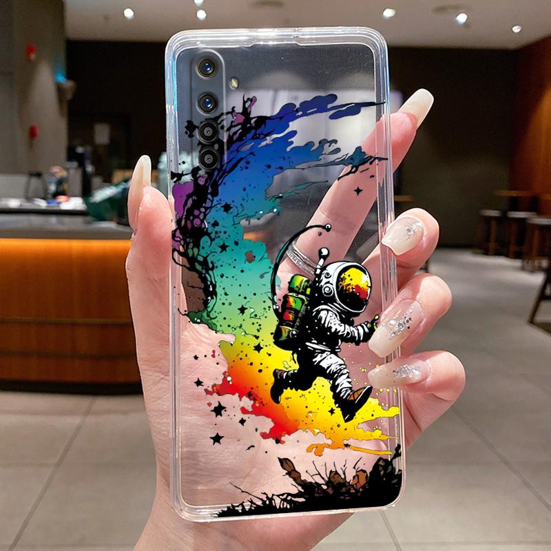 Чехол для Realme XT X2 RMX1921 RMX1992 Прозрачный Роскошный Модный Бабочка Цветок Мягкий Силиконовый Чехол для Телефона для Realmex2 Realmext Case