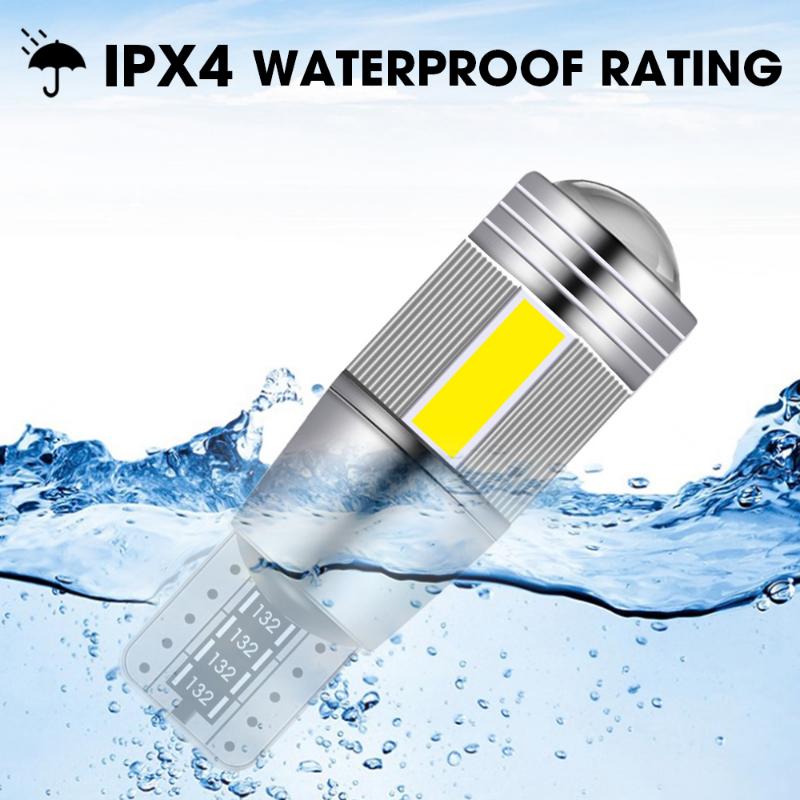 Автомобильная светодиодная лампа T10 W5W сигнальная лампа Canbus ширина индикаторные огни 12 В 6000 К авто клиренс клин боковые фонари заднего хода 5630 6SMD лампа