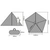 Tenmaku Design Circus TC DX одностоечная палатка с юбкой Solo Duo Family Camping чехол для хранения колышков MID+ 2-4