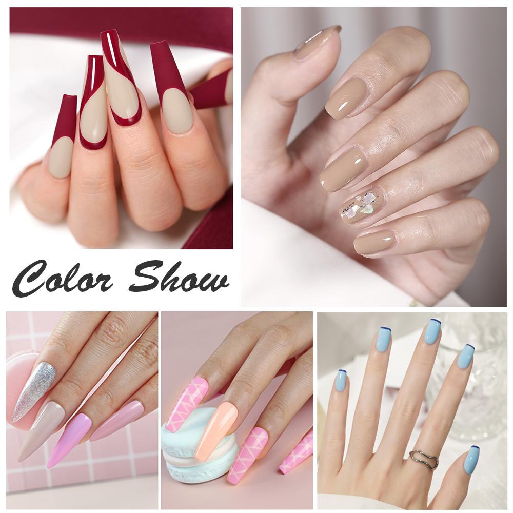 PHOENIXY Набор для дизайна ногтей 10 шт. Лак для ногтей 6 шт. Полигель для ногтей Набор с лампой для ногтей 36 Вт Маникюрные инструменты Набор фрез для ногтей Маникюрный салон