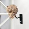 Skull Motorcycle Helmet Holder Wall Mount Heavy Duty Resin Universal Motorbike Bicycle Sports Helmet Skull Hanger Bracket Display Rack