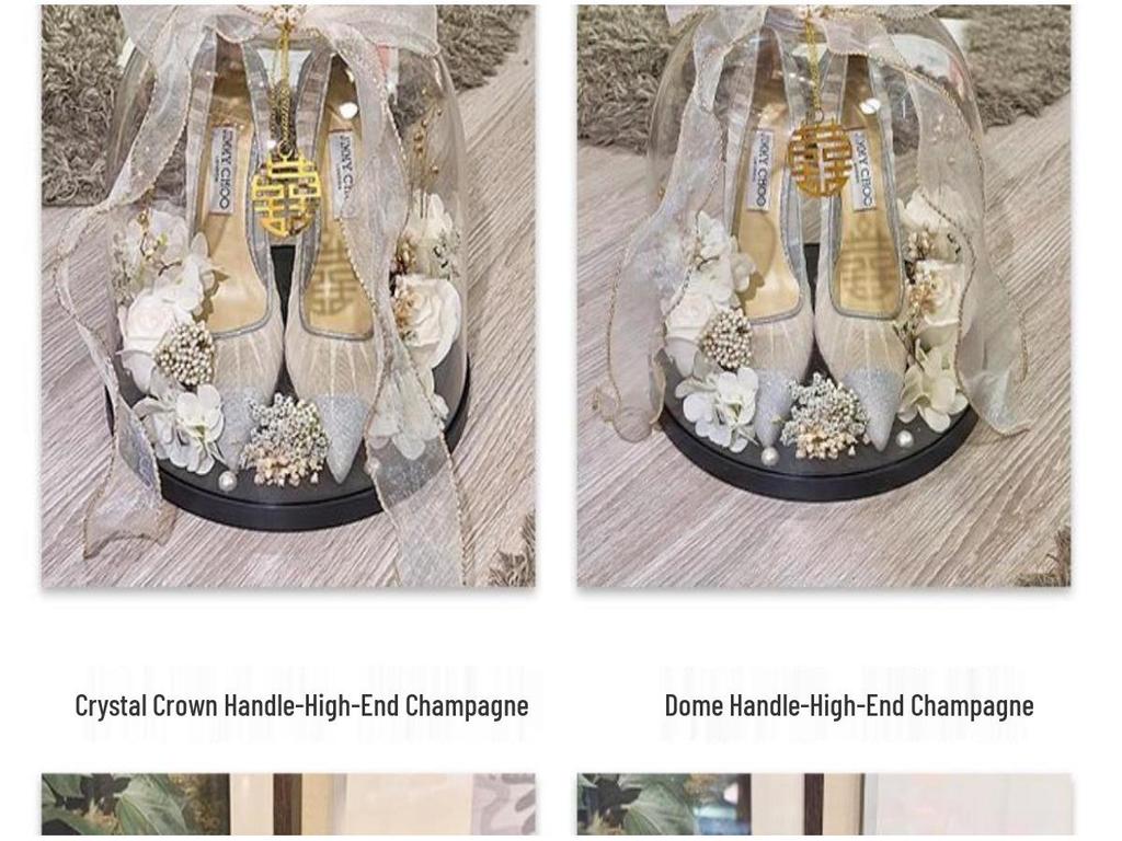 Большая акриловая свадебная коробка для обуви с кольцебросом и игрой с колокольчиком