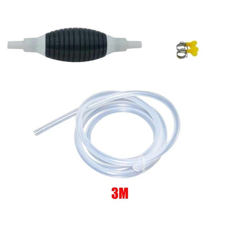 Universal Hand Gas Oil Pump Car Fuel Pump Manual Suction Pipe Water Fuel Syphon Pump Auto Engines Fuel Supply Water Fish Tank
