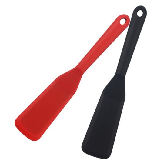 Силиконовая лопатка для жарки, термостойкая, антипригарная, кулинарная лопатка для яиц, блинов, бургеров, пиццы, стейка, омлетов, крепов, инструмент для выпечки, кухонная утварь