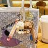 Backpack Pendant Cute Lovers Keyring Kawaii Cartoon Dog Key Ring  Husband Wife