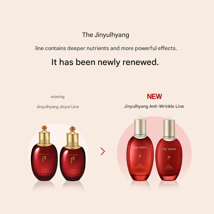 The history of whoo Jin Yul Hyang Anti-Wrinkle Enriching Toner – Premium Red Ginseng Herbal Hydration & Firming Care, Korean