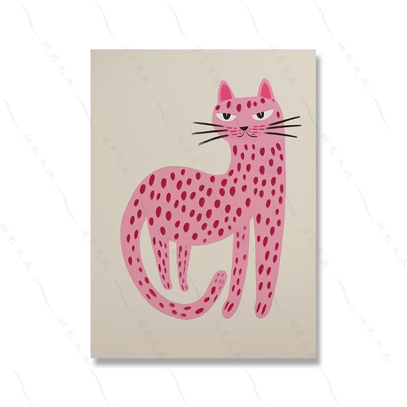 Circus Monkey Wall Art Birthday Party Decor Playful Kids Room Art Nursery Safari Animal Poster Lion Giraffe Dog Prints Pictures