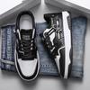 Autumn Men's Shoes New Versatile Sports Casual Board Shoes American Fashion Classic Black and White Color Matching Sports White Shoes