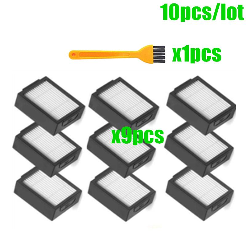 Hepa-фильтр+Боковая щетка+Щеточный валик+пылесборники Замена для iRobot Roomba i7 E5 E6 I Серии Робот-пылесос Запасные части