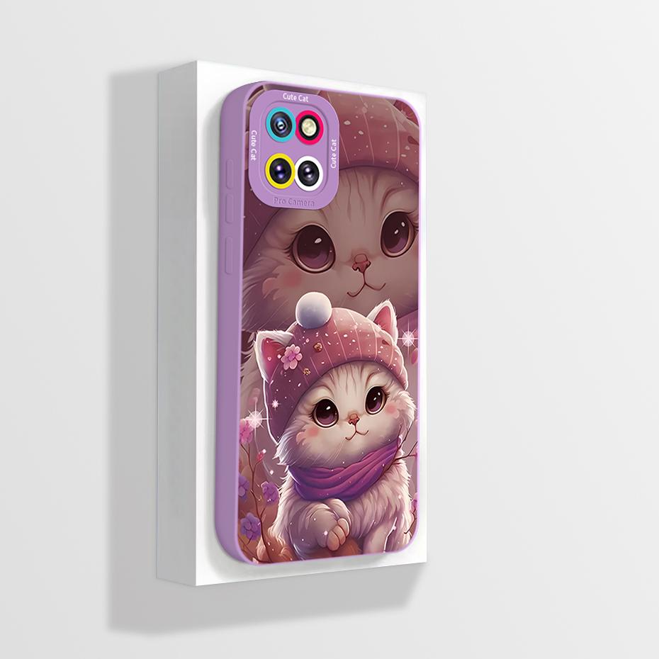 For Samsung Galaxy Note 10 Lite Phone Case Aesthetic Full Protection Liquid Silicone Funda For Samsung Note 10 Lite Back Cover