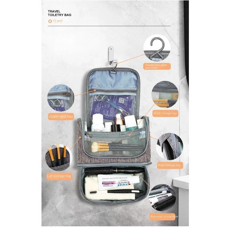 Новые мужские необходимые подвесные косметички Оксфордский дорожный органайзер косметички женские необходимые косметички сумка для мытья туалетных принадлежностей