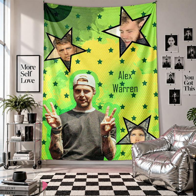 Wall TapestryAlex Warren Art Hanging Cloth Decorative Background Cover for Room Decoration