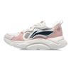 Li-Ning Модные легкие кроссовки с низким верхом женские кроссовки белые серые розовые ARLQ034-1