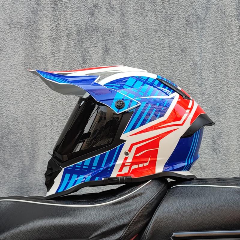 Мотоциклетный шлем ATV Мотоцикл для бездорожья Даунхилл Кросс Capacete Da Motocicleta Cascos Мотокросс Внедорожный шлем с линзой