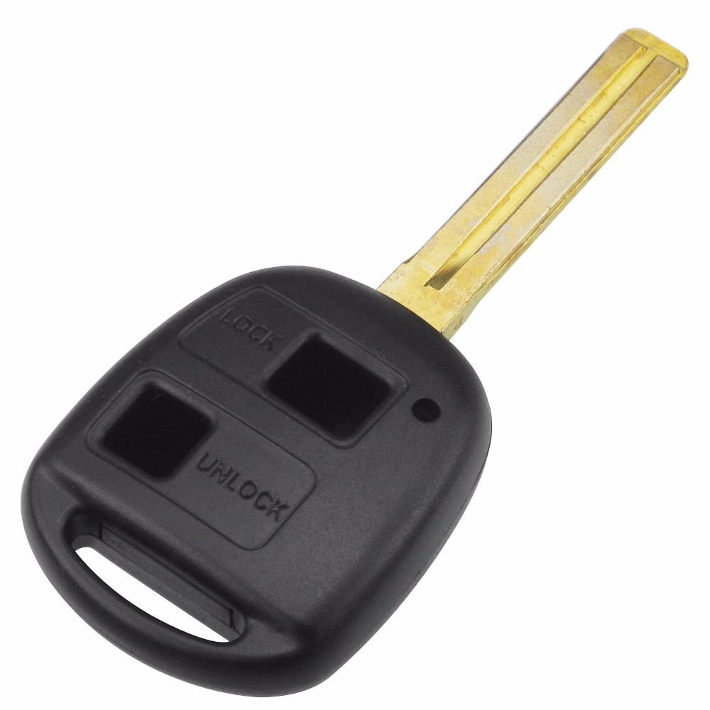 Jingyuqin сменный корпус корпуса дистанционного ключа чехол брелок 2/3 кнопки для Lexus для Toyota CAMRY RAV4 Corolla PRADO YARIS TOY48