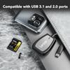 Lexar Кардридер Оригинальный Micro USB 3.2 Type C на SD Micro SD TF Адаптер Аксессуары OTG Кардридер Smart Memory SD Card Reader Двухслотовый Ридер