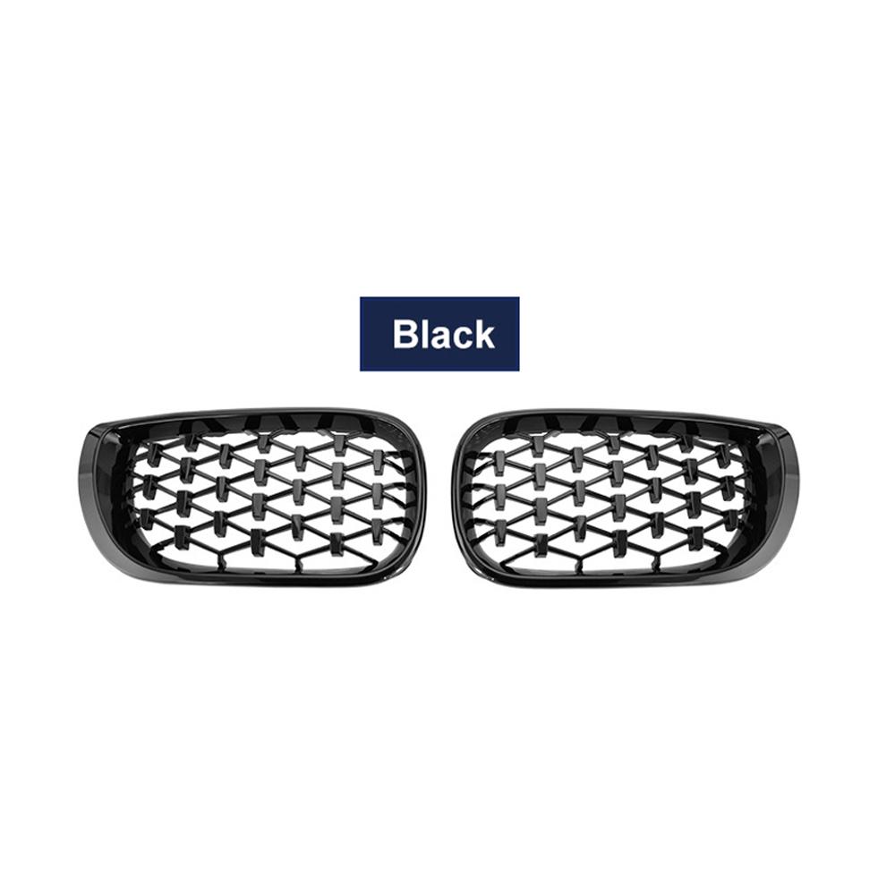 Car Front Bumper Diamond Kidney Grill Grilles For BMW E46 4 Door 4D 3 Series 02-05 Meteor Style Exterior Decoration