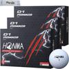 Мячи для гольфа Honma Golf d1 Speed Monster 3 дюжины с оригинальным набором чистящих листов, (36 Шариков), Белый, BTQ2302,