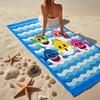 Ultra-Soft Beach Towel with Shark Theme,Ideal for Pool - Camping, Diving - Perfect Travel Essential, Vibrant Beach Towel.