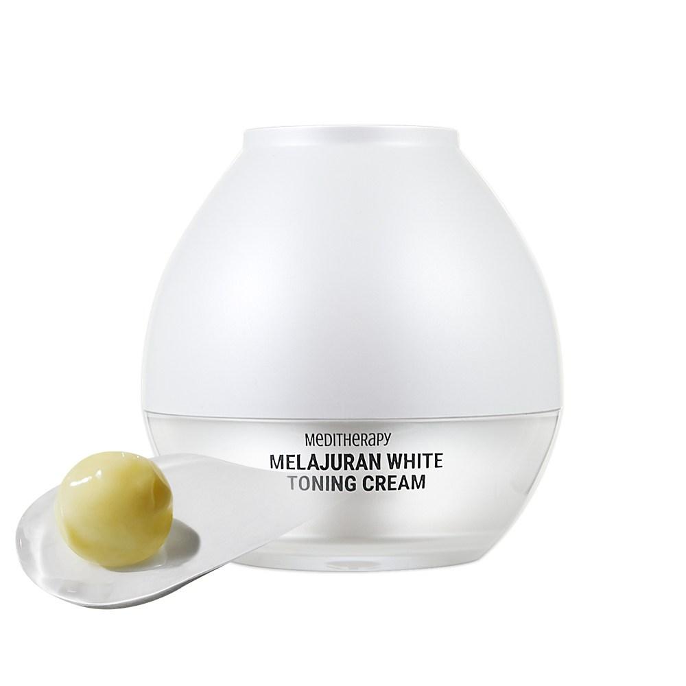 Meditherapy Набор тонизирующего крема Melazuran White (50 мл + EMS-устройство) – Осветляющий и против пигментных пятен дуэт для ухода за кожей, корейский