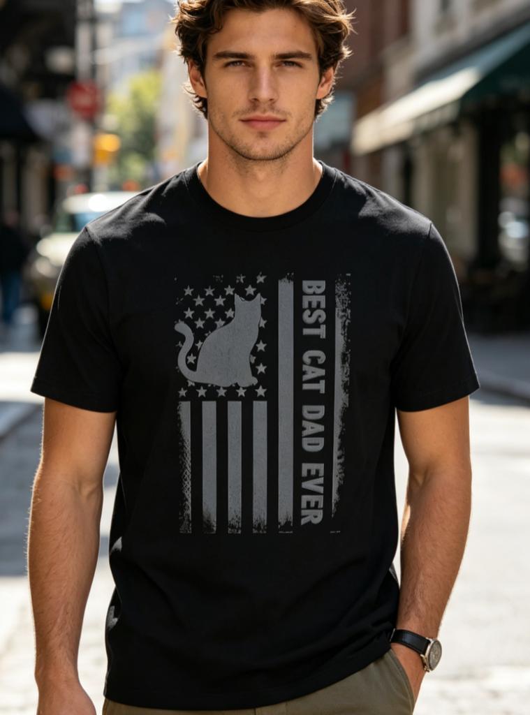Larry Is Calling Cat Tshirt Funny Black Cat Phone Gift Viral Cat Calling Tee Internet Culture Shirt Cat Lover Humor Apparel