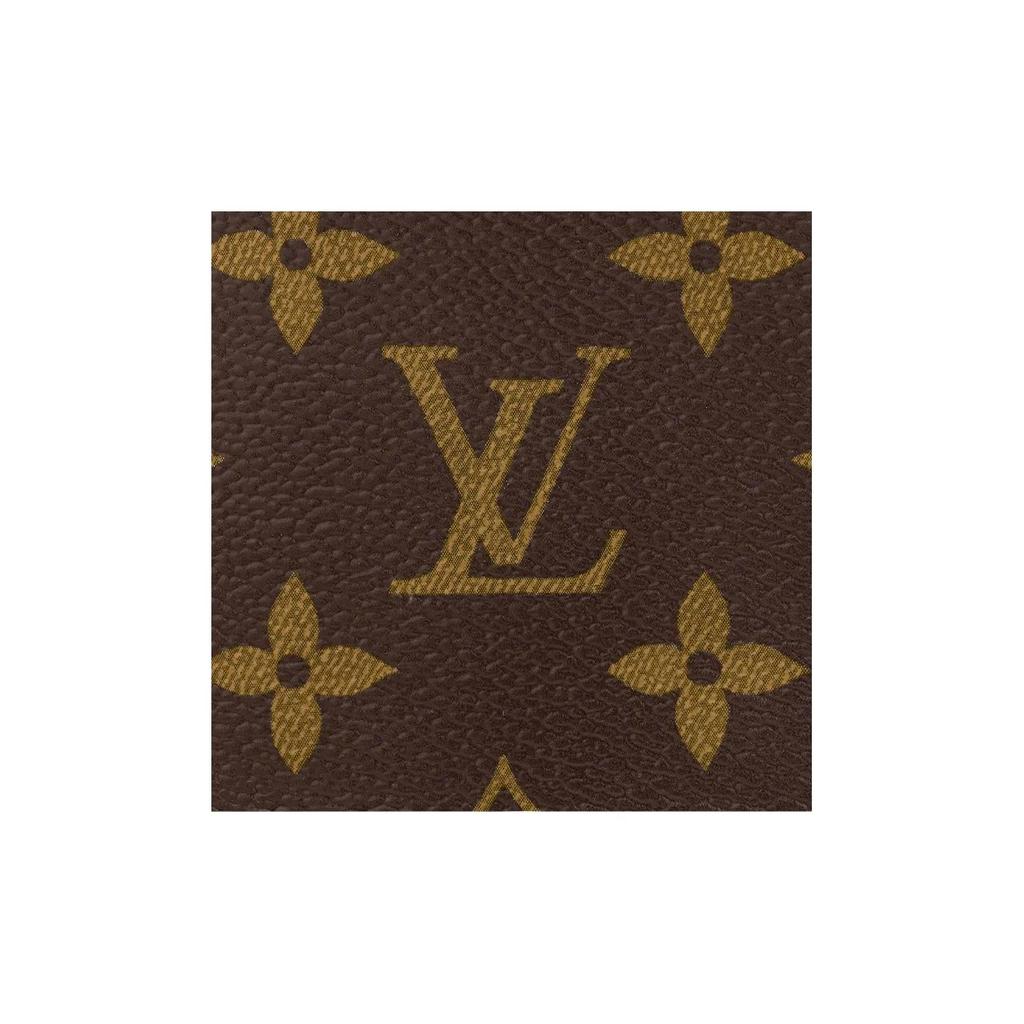 Louis Vuitton Romy цветочный принт на молнии холщовый кошелек для мелочи держатель для карт женский коричневый