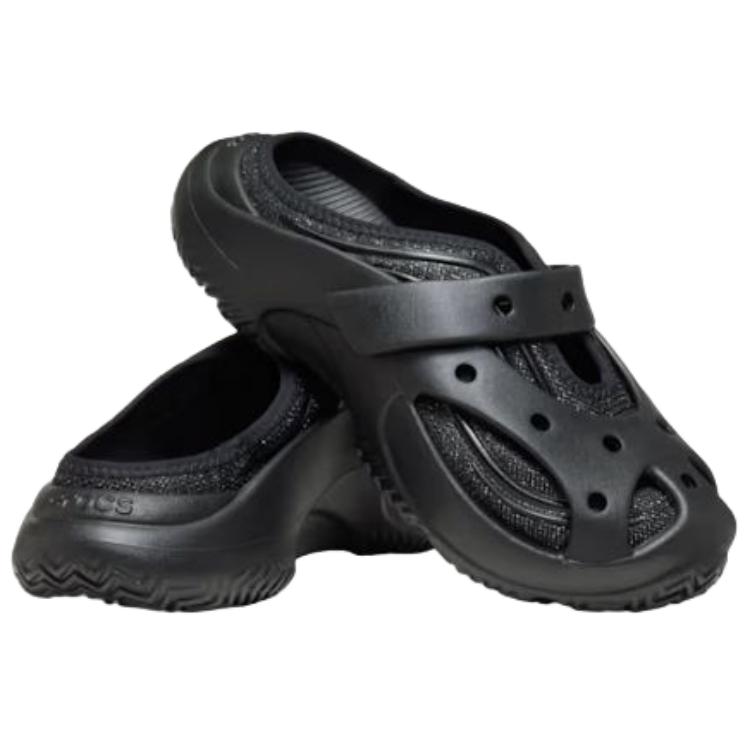 Crocs Слипоны с закрытым носком, устойчивые к истиранию, с сетчатой вставкой, унисекс, черные 211907-001