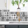 MSC1228 Ceramic Tile Mandala Pattern Kitchen Dining Room Background Landscaping Tile Paste Self-adhesive