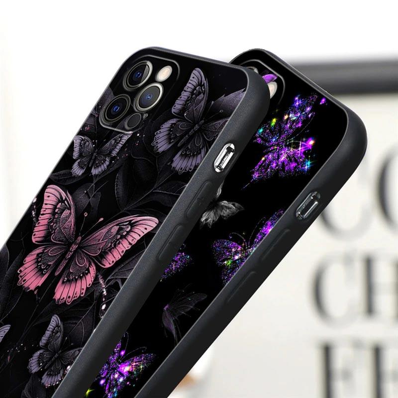 Чехол для телефона «Бабочка Любовь Красивый» для Apple iPhone 16 15 14 13 12 11 Pro Max XR XS Max 7 8 Plus SE2 Задняя крышка Силиконовые чехлы